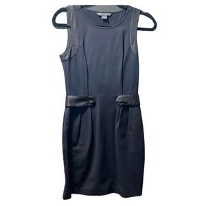 - Armani exchange size 2 women’s dress • foux leather belt and arm detail …